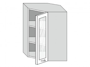 19.60.3у Шкаф настенный (h=913) угловой на 600мм со стекл. дверцей в Нязепетровске - nyazepetrovsk.mebel74.com | фото