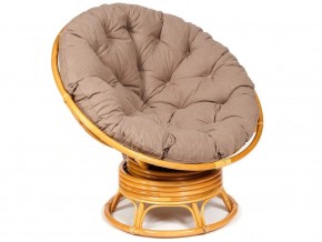 Кресло-качалка Papasan w 23/01 B с подушкой Honey, экошерсть Коричневый в Нязепетровске - nyazepetrovsk.mebel74.com | фото 1