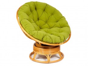 Кресло-качалка Papasan w 23/01 B с подушкой Honey, флок Олива в Нязепетровске - nyazepetrovsk.mebel74.com | фото