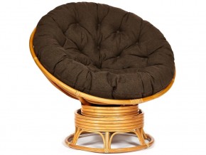 Кресло-качалка Papasan w 23/01 B с подушкой Honey, ткань Коричневый в Нязепетровске - nyazepetrovsk.mebel74.com | фото