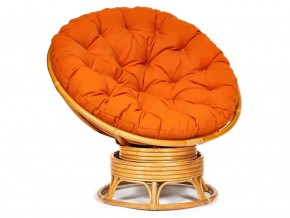 Кресло-качалка Papasan w 23/01 B с подушкой Honey, ткань Оранжевый в Нязепетровске - nyazepetrovsk.mebel74.com | фото