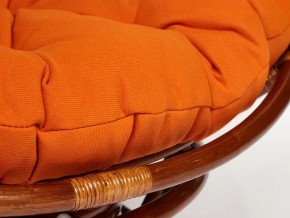 Кресло-качалка Papasan w 23/01 B с подушкой Pecan, ткань Оранжевый в Нязепетровске - nyazepetrovsk.mebel74.com | фото 3