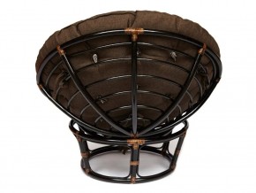 Кресло Papasan 23/01 W с подушкой Antique brown, ткань Коричневый в Нязепетровске - nyazepetrovsk.mebel74.com | фото 3