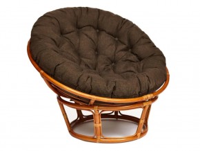 Кресло Papasan 23/01 W с подушкой Cognac, ткань Коричневый в Нязепетровске - nyazepetrovsk.mebel74.com | фото