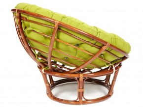 Кресло Papasan 23/01 W с подушкой Pecan, флок Олива в Нязепетровске - nyazepetrovsk.mebel74.com | фото 3