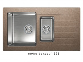 Мойка комбинированная Tolero twist TTS-890 Темно-бежевый 823 в Нязепетровске - nyazepetrovsk.mebel74.com | фото