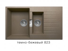 Мойка кварцевая Tolero Loft TL-860 Темно-бежевый 823 в Нязепетровске - nyazepetrovsk.mebel74.com | фото