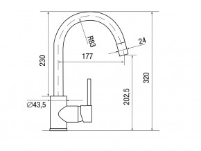 Смеситель Logic LM2101 в Нязепетровске - nyazepetrovsk.mebel74.com | фото 2