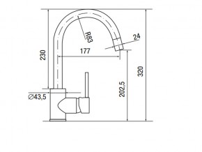 Смеситель Logic LM2101 Chrome в Нязепетровске - nyazepetrovsk.mebel74.com | фото 2