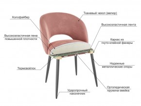 Стул Моли кофе велюр-белый в Нязепетровске - nyazepetrovsk.mebel74.com | фото 3