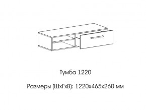 Тумба 1220 (низкая) в Нязепетровске - nyazepetrovsk.mebel74.com | фото