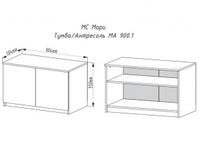 Тумба-антресоль Мори МА900.1 графит в Нязепетровске - nyazepetrovsk.mebel74.com | фото 2